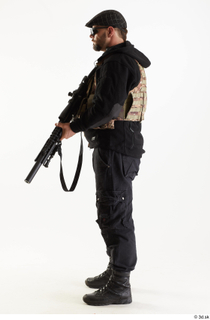 Photos Arthur Fuller Sniper holding gun standing whole body 0003.jpg